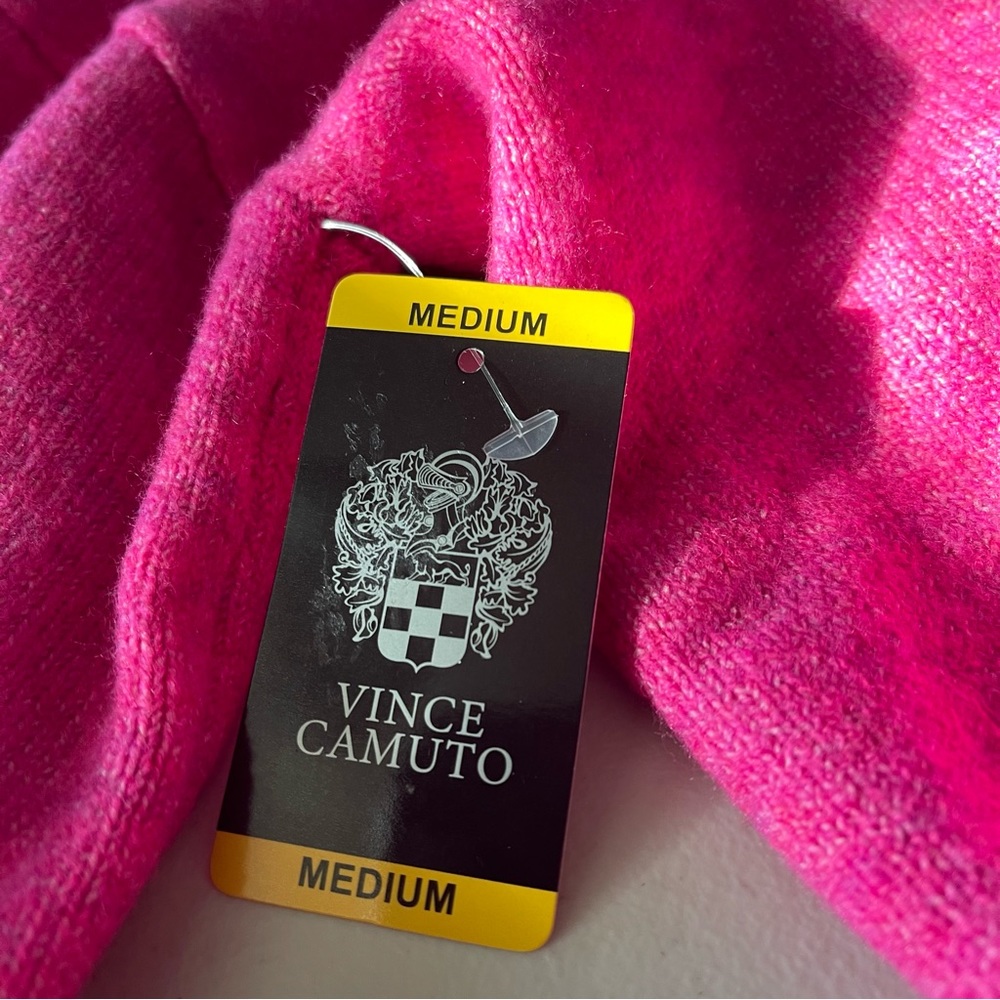 NWT Vince Camuto Paradox Women Pink Long Sleeve Light Wt Sweater size medium - Picture 11 of 14